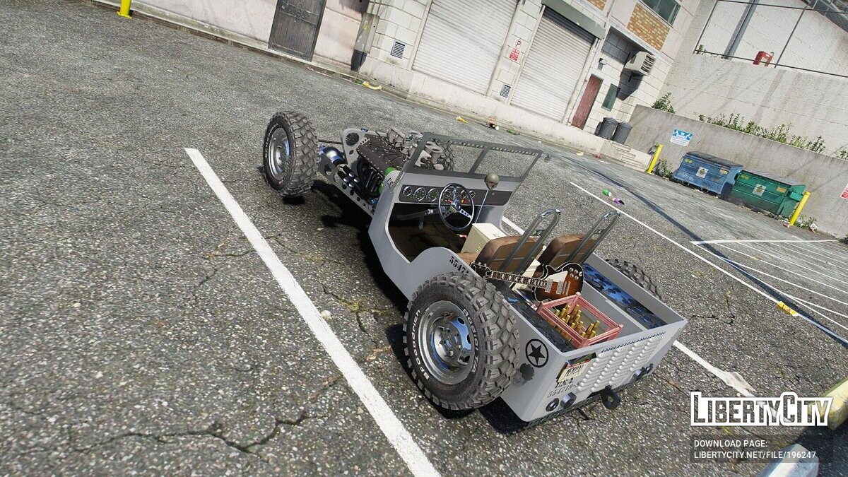 Jeep car Jeep Willys Hot-Rod for GTA 5