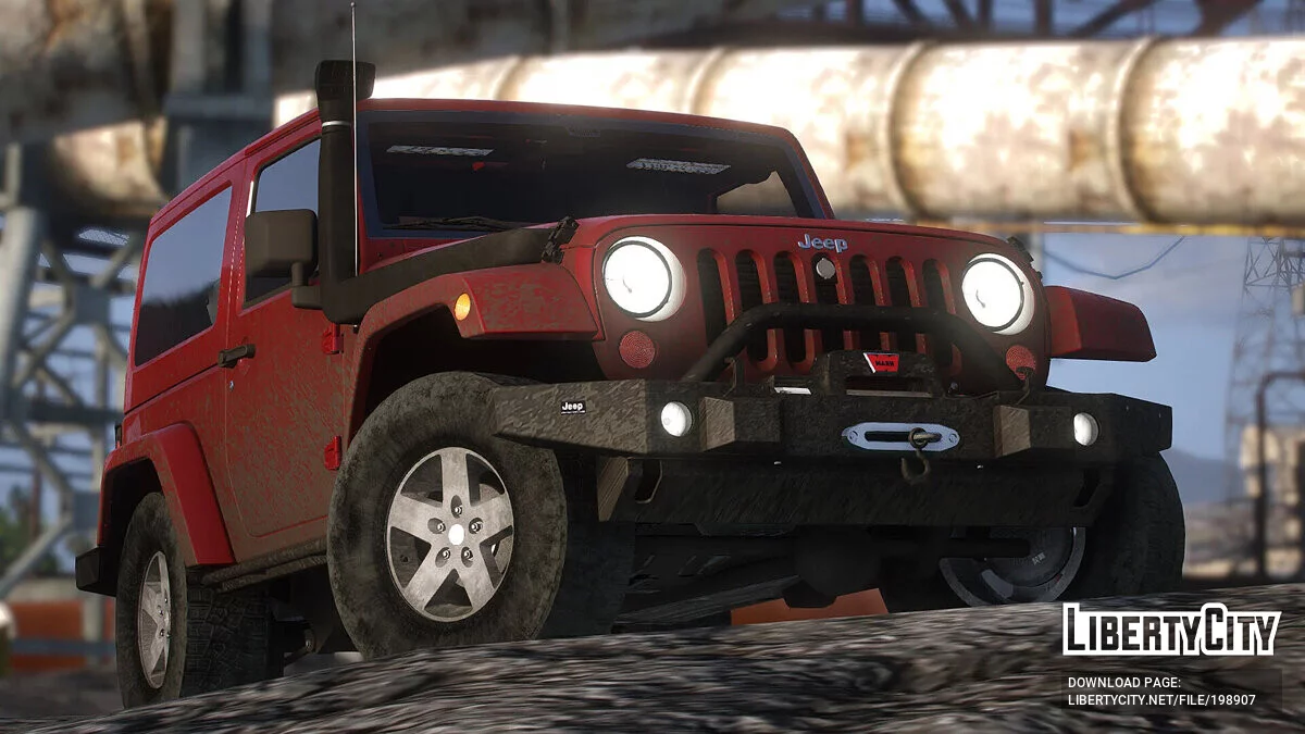 2012 Jeep Wrangler Rubicon [Add-On | Template | LODs] / GTA 5