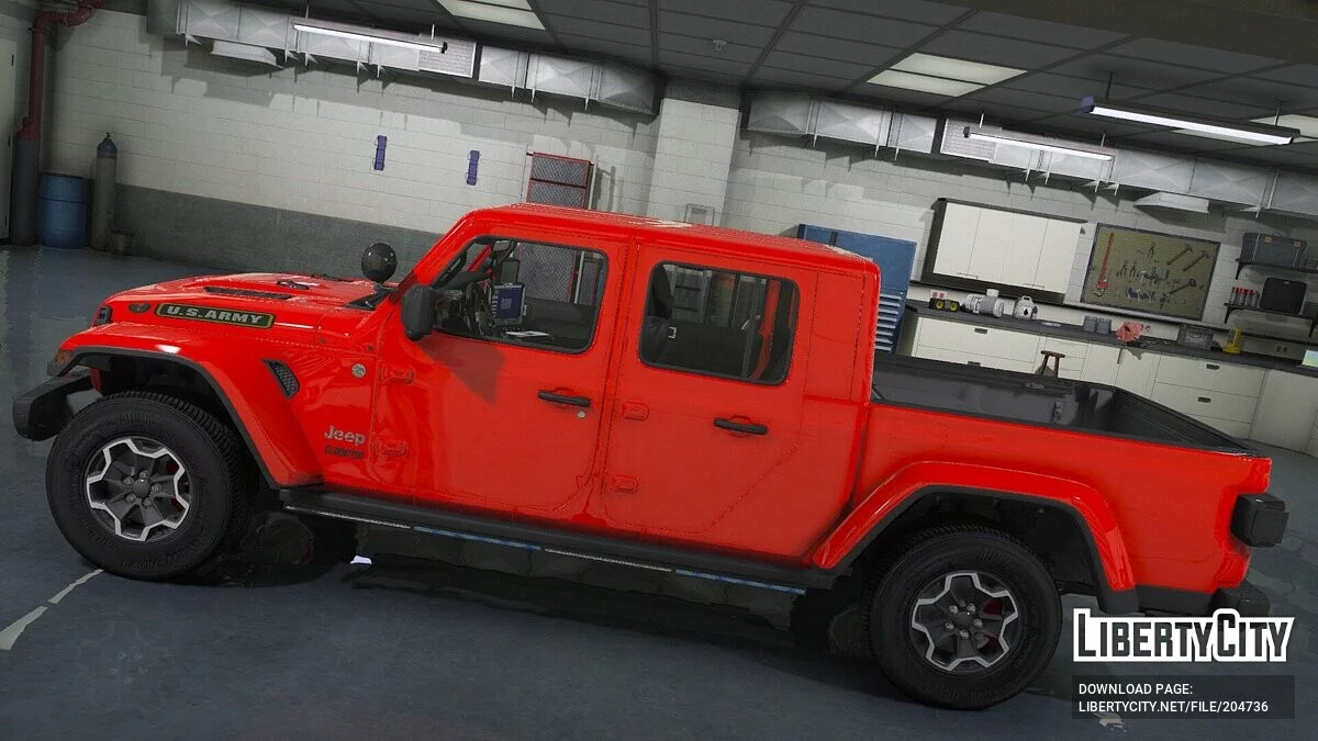 2020 Jeep Gladiator U.S. Army v1.0 / GTA 5