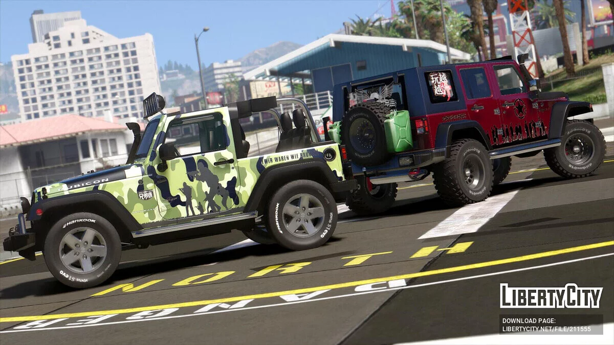 2012 Jeep Wrangler Army / GTA 5