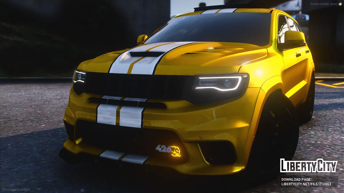 Kustom 2023 Jeep Grand Cherokee Ghoul Hellephant Trackhawk / GTA 5