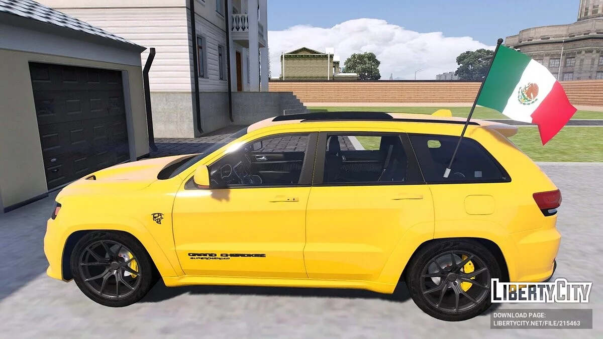 Jeep Grand Cherokee Supercharged SRT Ghoul Trackhawk With Props Custom Tuned / GTA 5