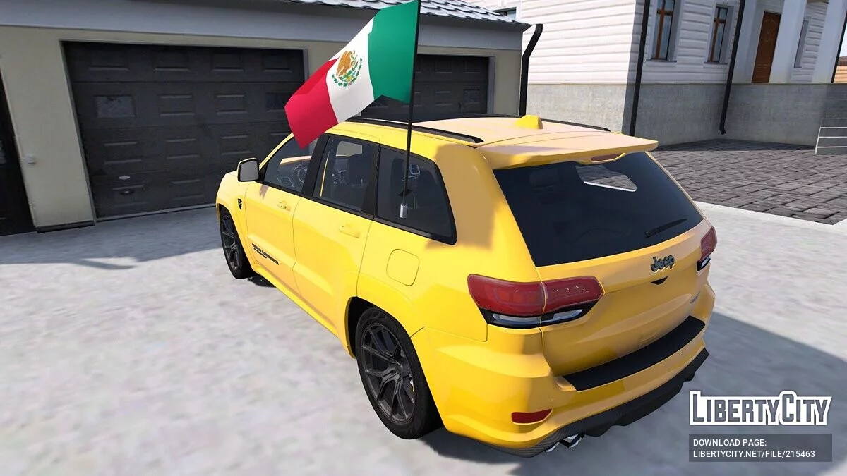 Jeep Grand Cherokee Supercharged SRT Ghoul Trackhawk With Props Custom Tuned / GTA 5