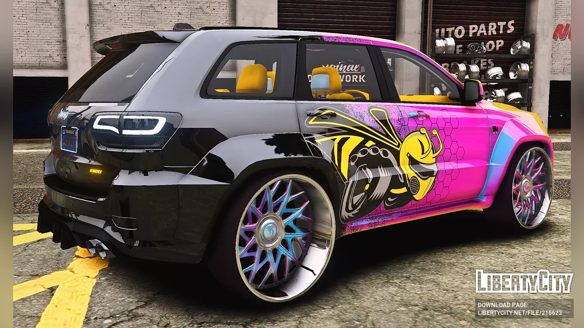 定制 1320 Scatpack 吉普大切诺基 Trackhawk On Forgiatos / GTA 5