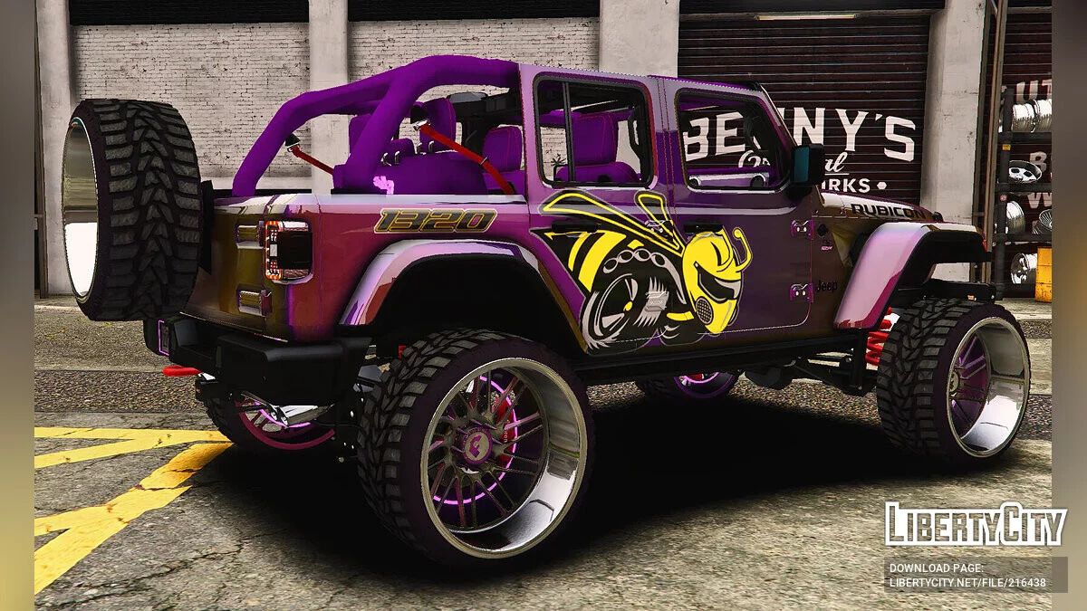 Custom 1320 Scatpack Jeep Rubicon 4x4 Auf Forgiatos Felgen / GTA 5