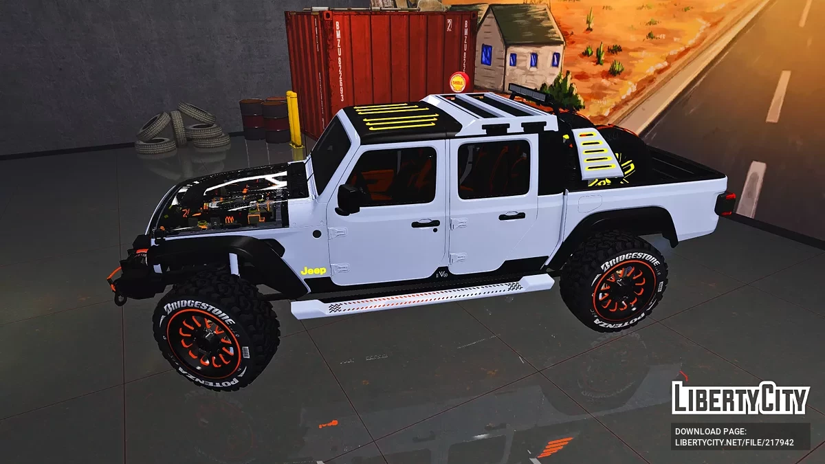 Джип Гладіатор з кастомним швидким та лютим / GTA 5