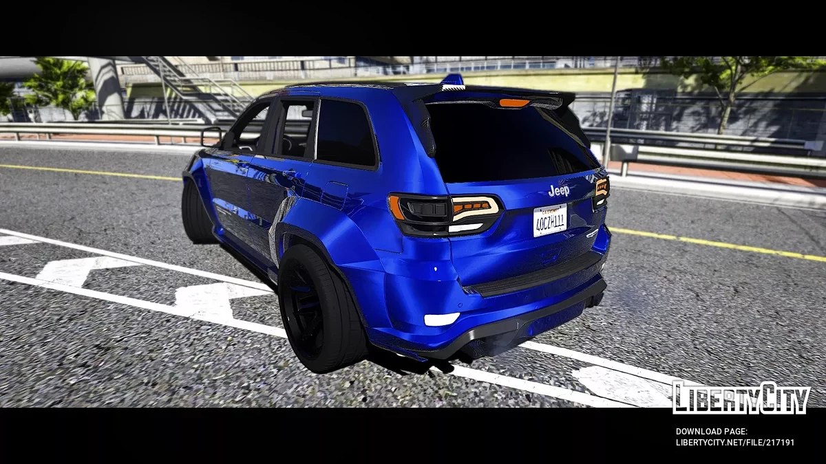 Jeep Grand Cherokee SRT Super Charged TrackHawk Widebody / GTA 5