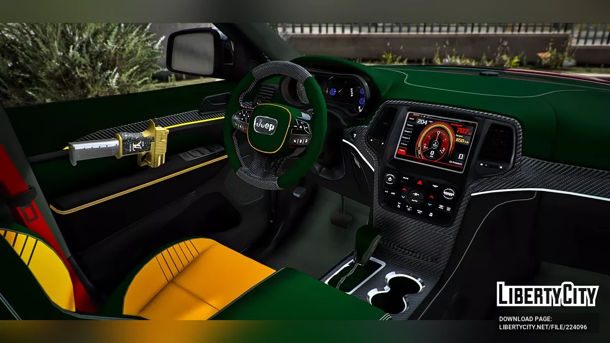 Custom 1320 Scatpack 2 Tone Jeep Grand Cherokee Trackhawk On Forgiatos / GTA 5