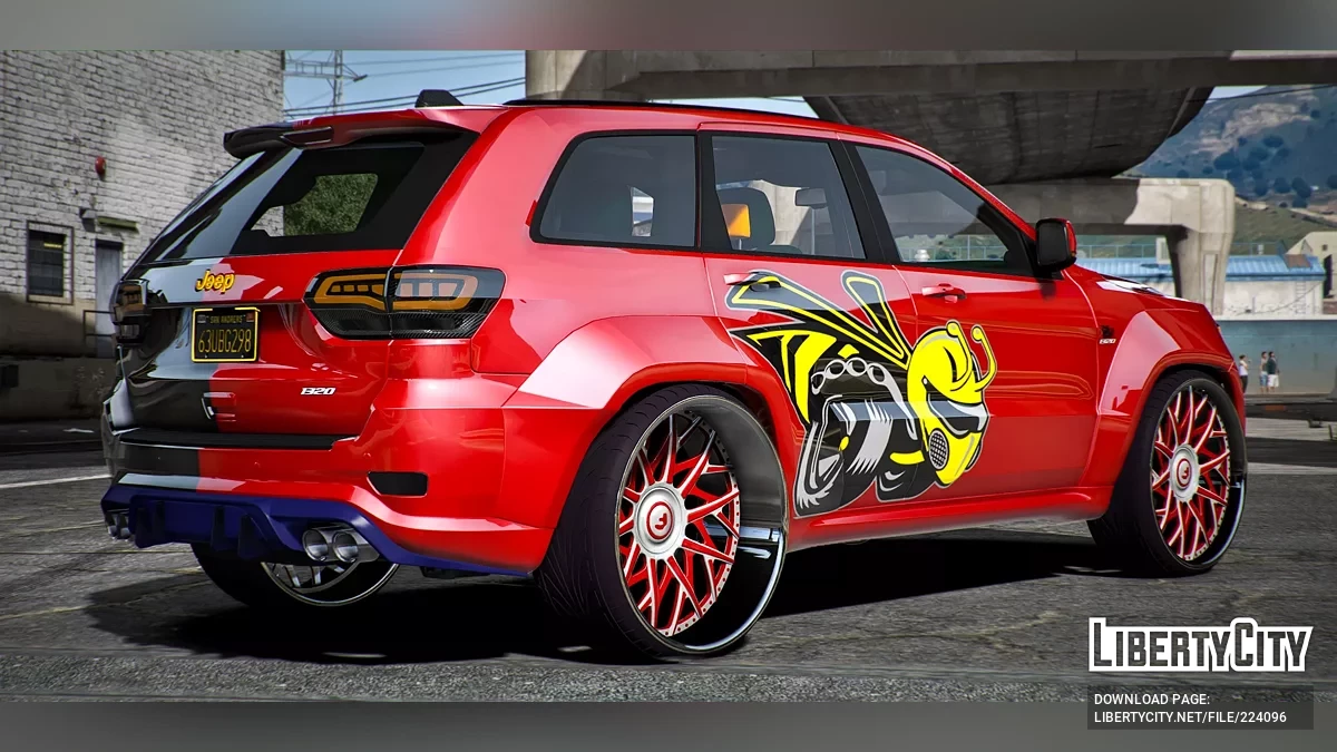 Custom 1320 Scatpack 2 Tone Jeep Grand Cherokee Trackhawk On Forgiatos / GTA 5