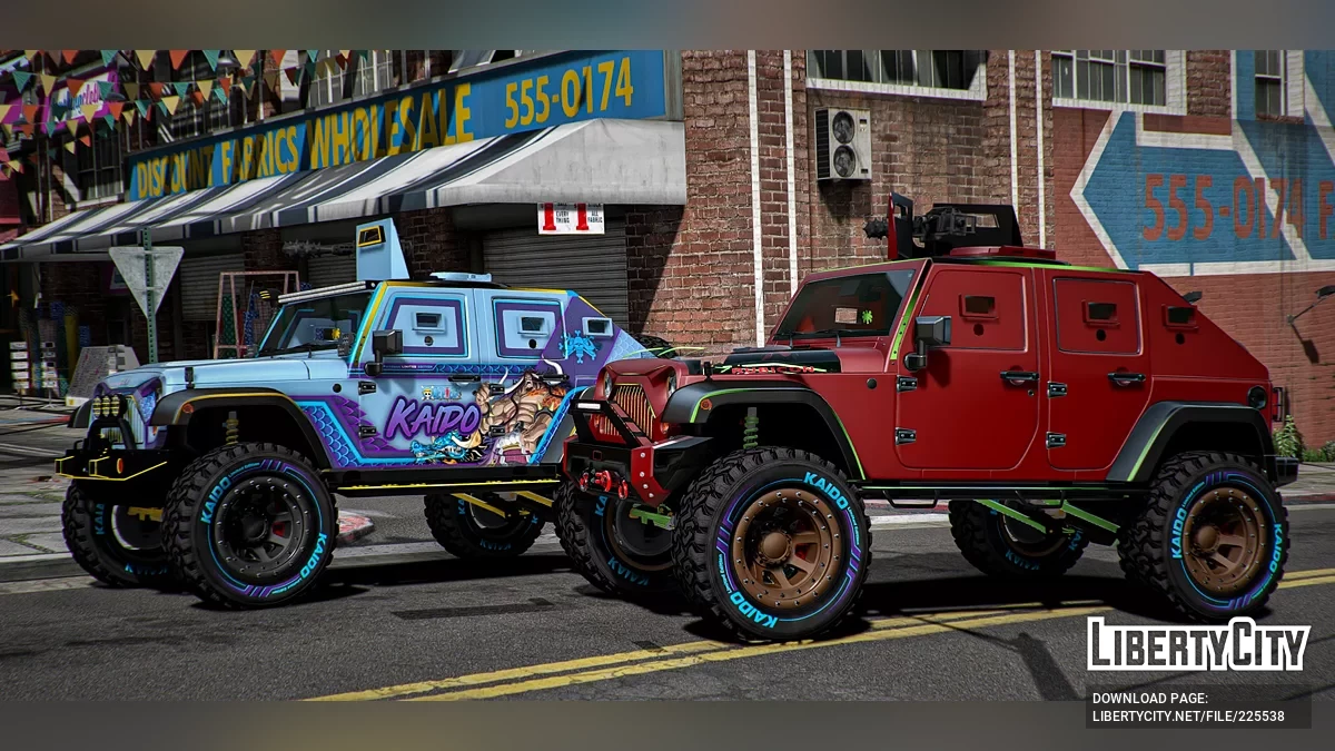 Jeep Kaido Pancerz [55+ Części Tuningowe] / GTA 5