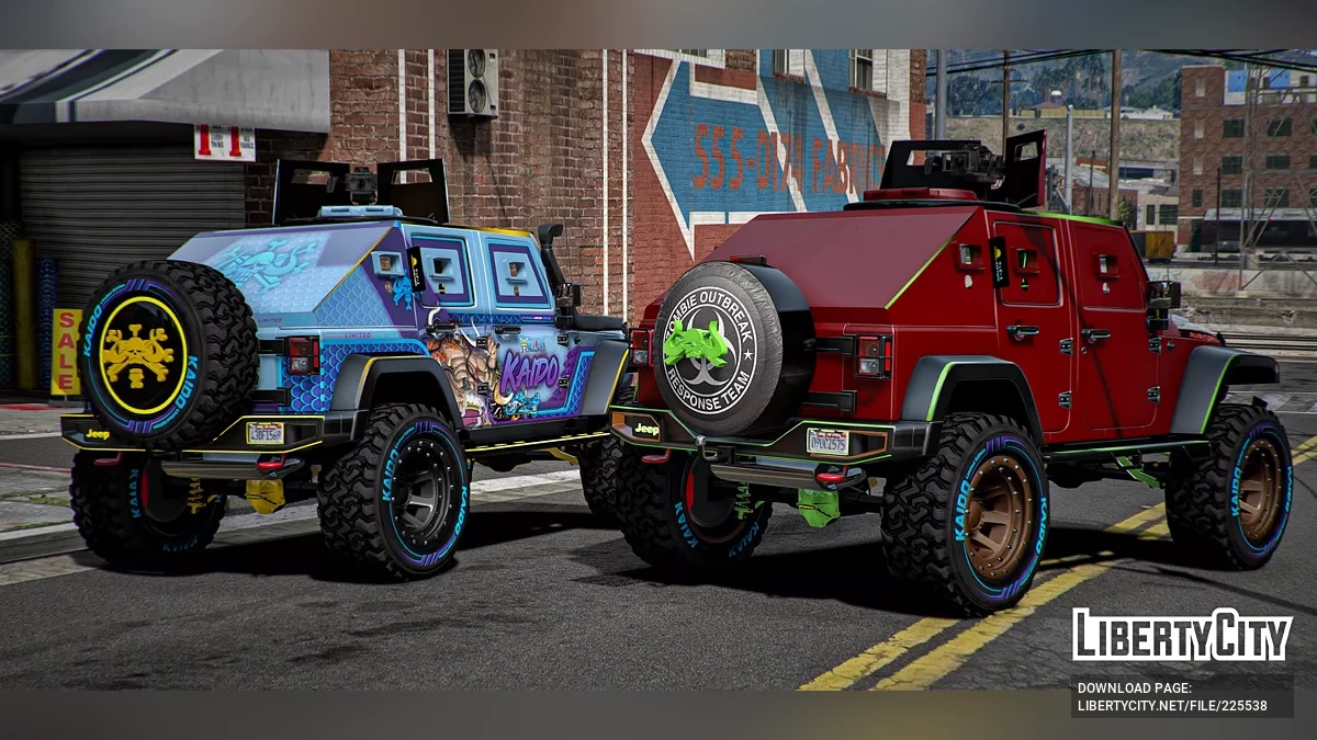 Jeep Kaido Pancerz [55+ Części Tuningowe] / GTA 5