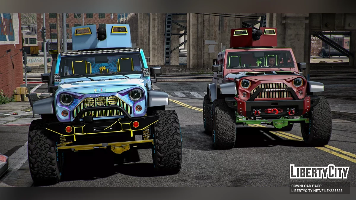 Jeep Kaido Pancerz [55+ Części Tuningowe] / GTA 5