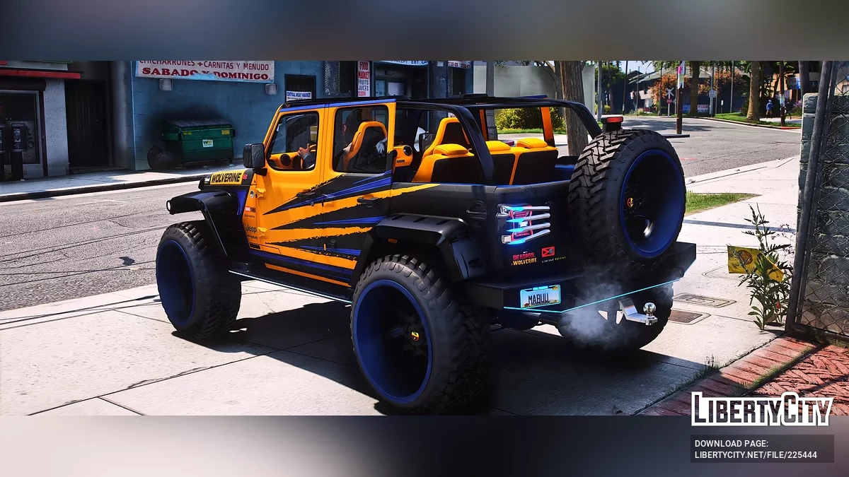 Jeep Wrangler Sahara Вулверін / GTA 5