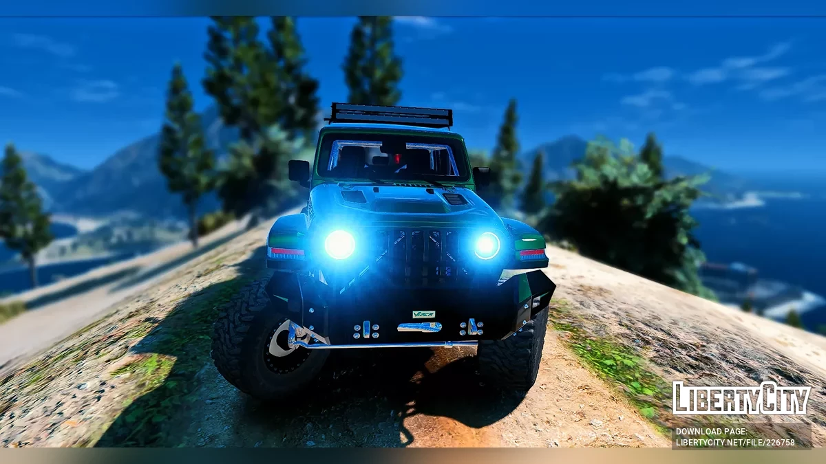 定制调校提升版Jeep Gladiator 4x4,配可拆卸内置防滚架 / GTA 5