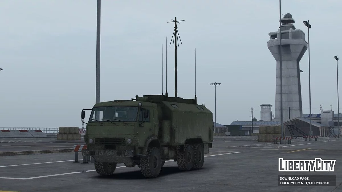 1996 Kamaz 9S552 Mobile Command Post / GTA 5
