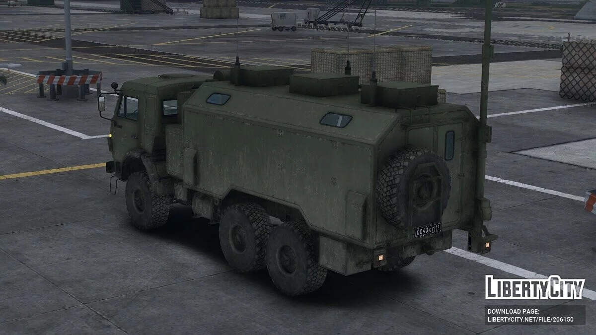 1996 Kamaz 9S552 Mobile Command Post / GTA 5