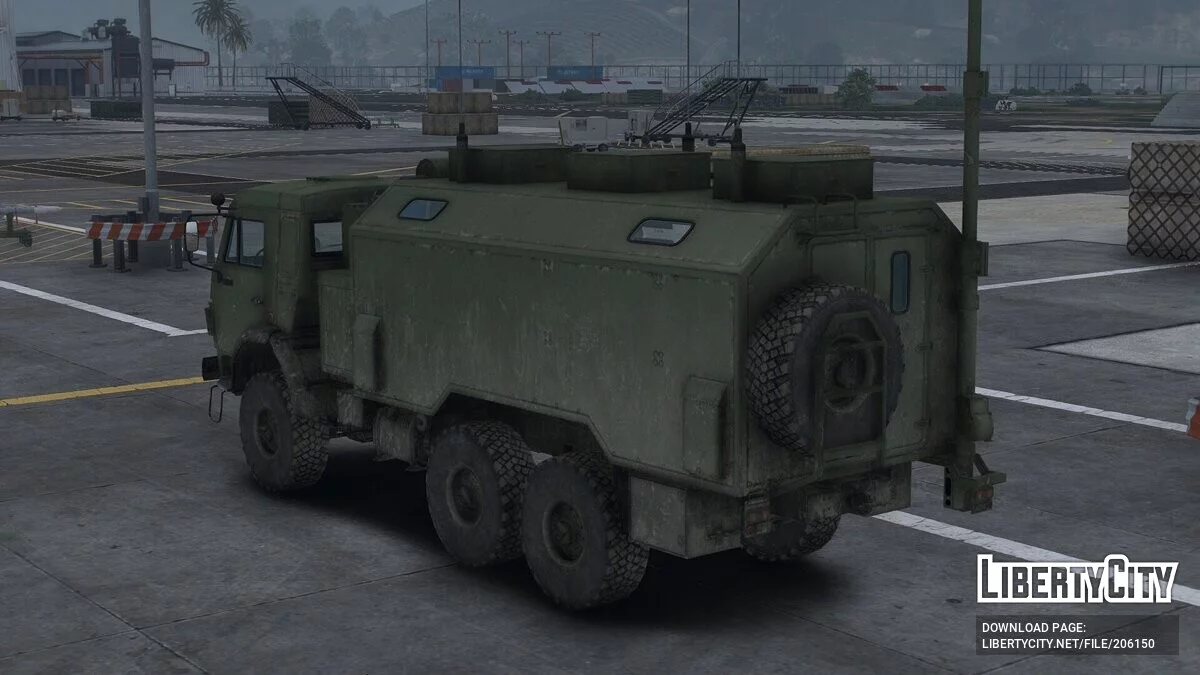 1996 Kamaz 9S552 Mobile Command Post / GTA 5