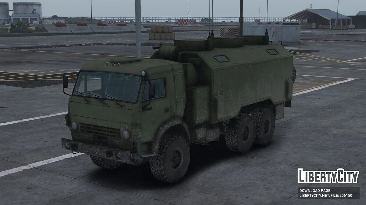 1996 Kamaz 9S552 Mobile Command Post / GTA 5