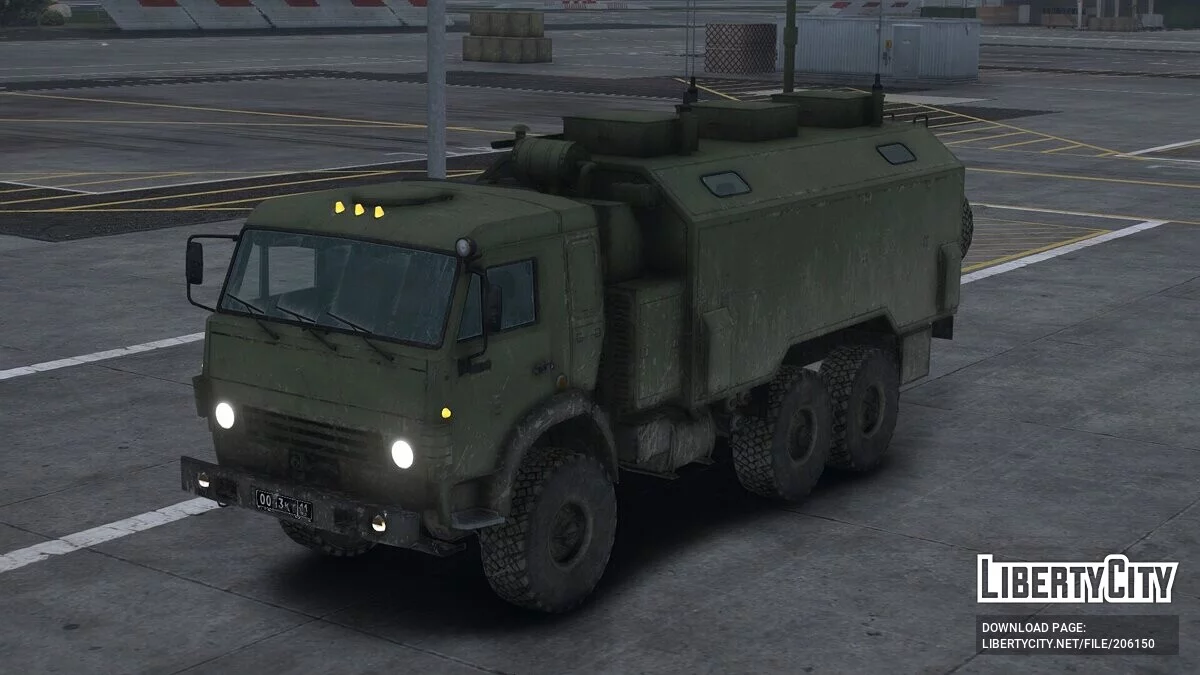 1996 Kamaz 9S552 Mobile Command Post / GTA 5