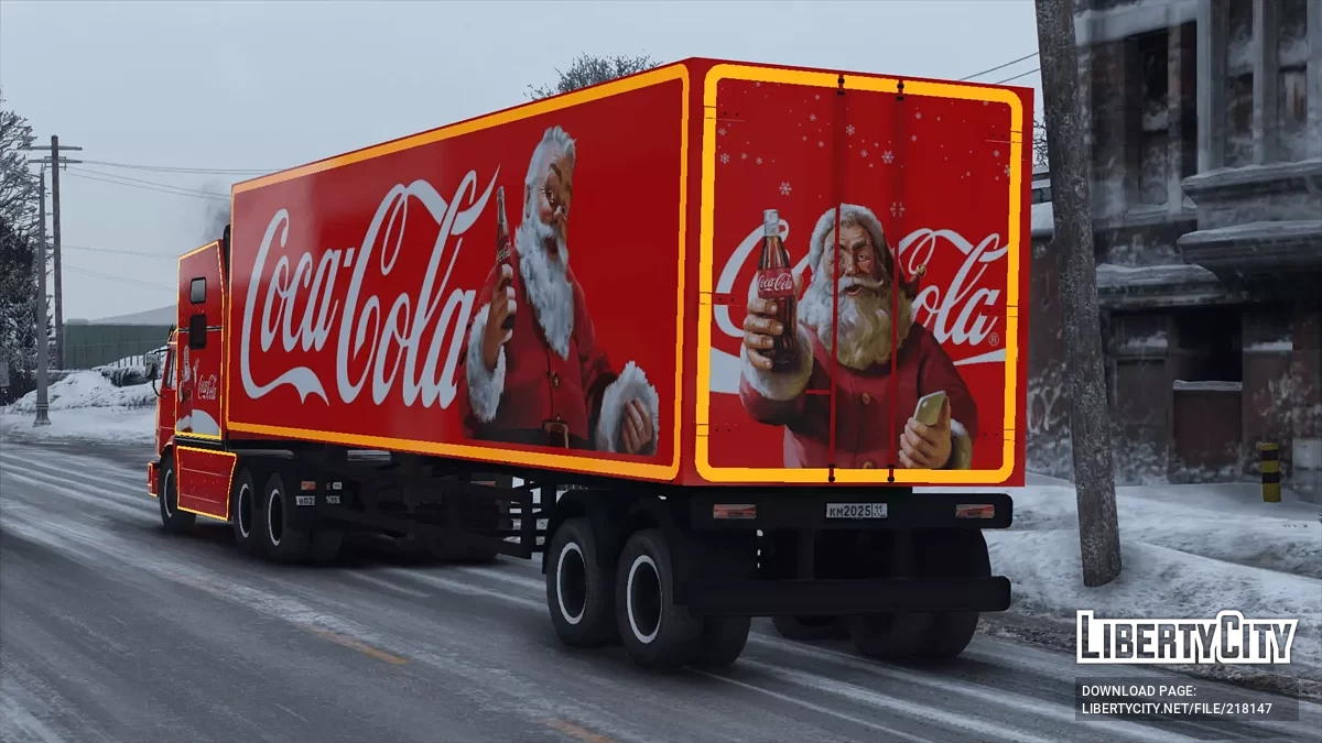 1994 KamAZ 54112M Navidad / GTA 5