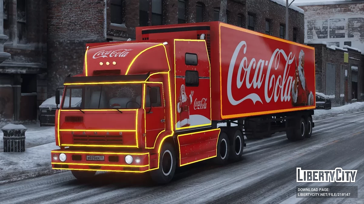 1994 KamAZ 54112M Navidad / GTA 5