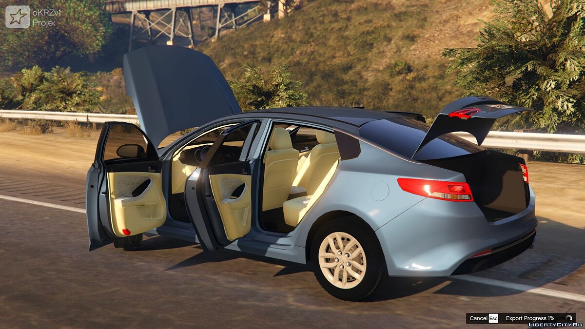 Kia Optima 2017 Standard для GTA 5