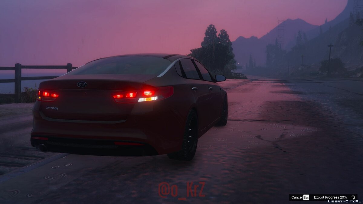 Kia Optima 2017 Standard для GTA 5