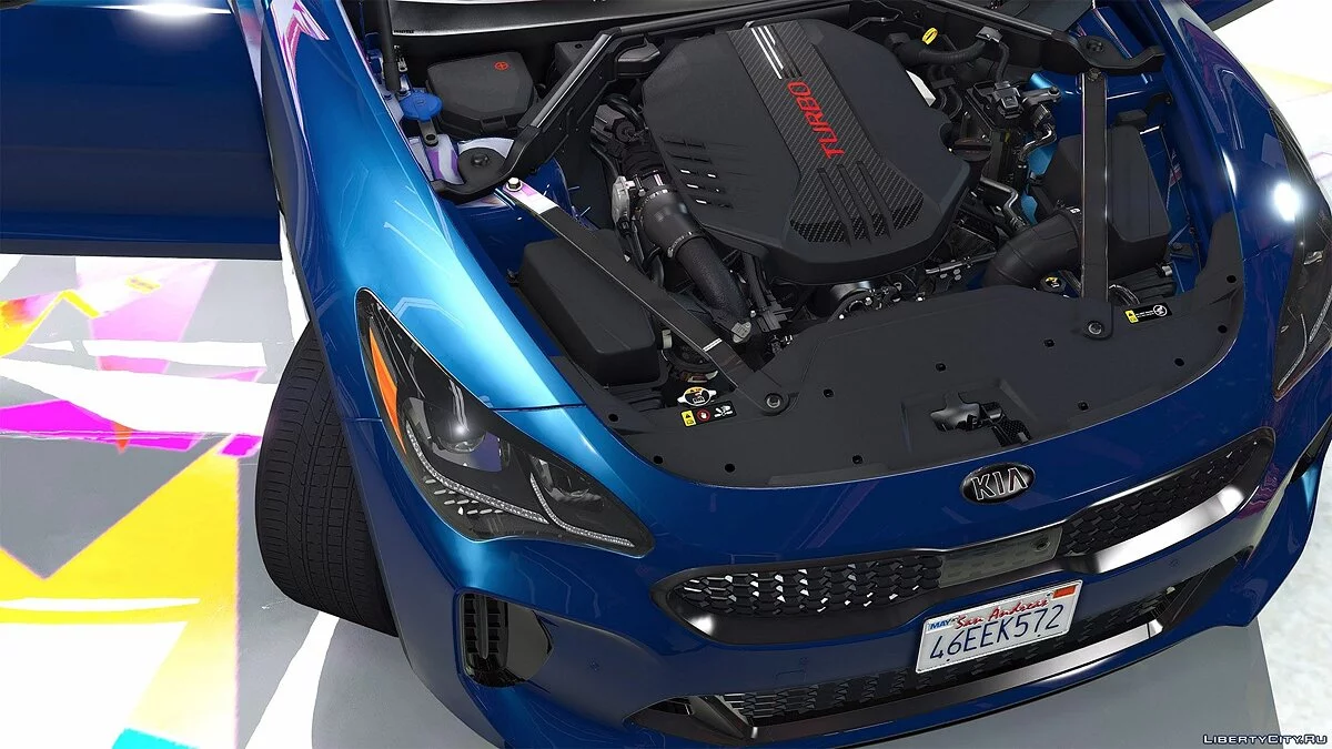 Kia Stinger GT 2018 [Añadir (OIV) /Reemplazar /Tuning /Diales Analógicos-Digitales /Animado /Plantilla] v1.2 / GTA 5