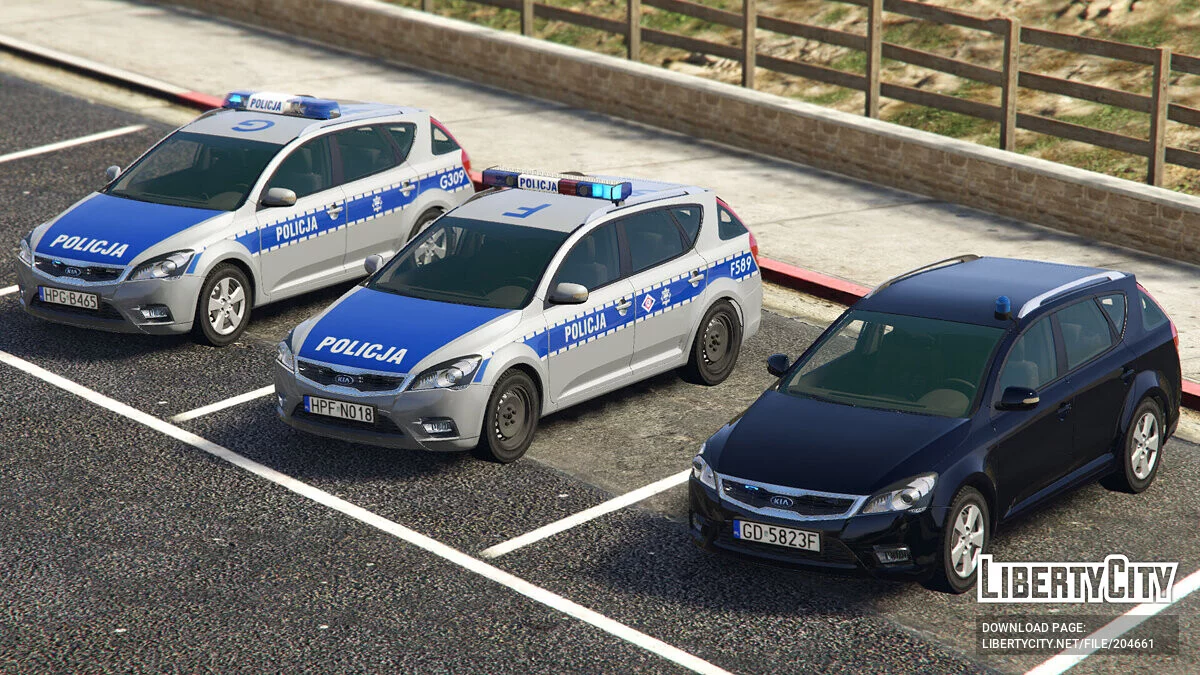 KIA Ceed SW Polnische Polizei v 3.0 / GTA 5