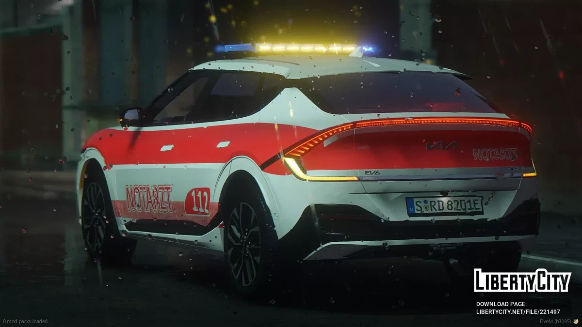 KIA EV-6 Notarzt Stuttgart / جي تي أي 5