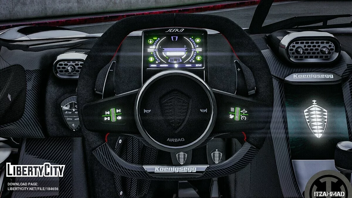 Koenigsegg Jesko Liberty Walk Edition / GTA 5