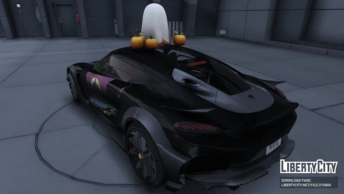 Koenigsegg Gemera Halloween Flying / GTA 5