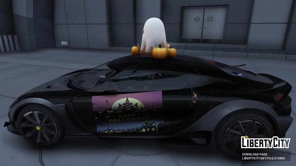 Koenigsegg Gemera Halloween Flying / GTA 5