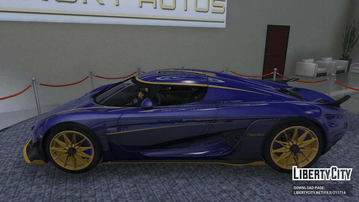 Koenigsegg Regera Złota Edycja / GTA 5