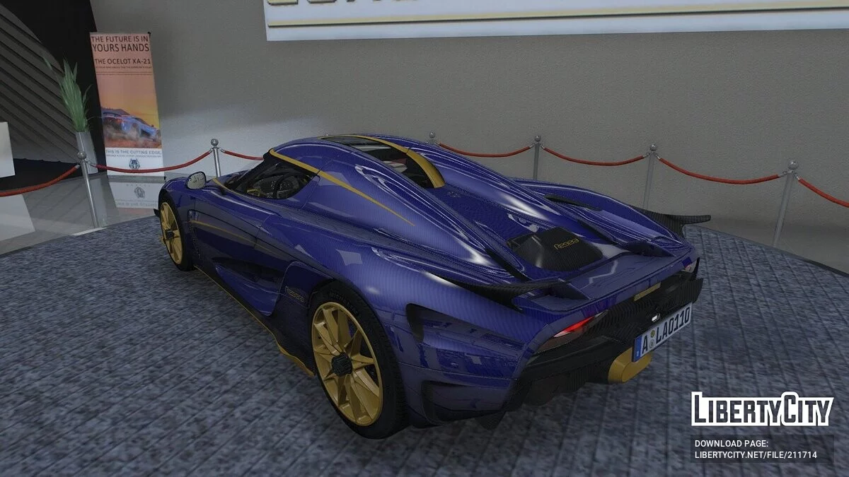Koenigsegg Regera Złota Edycja / GTA 5