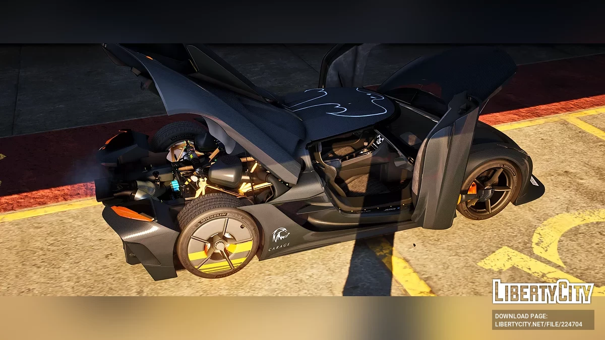 Koenigsegg Jesko ABS Lemans Ghost / GTA 5