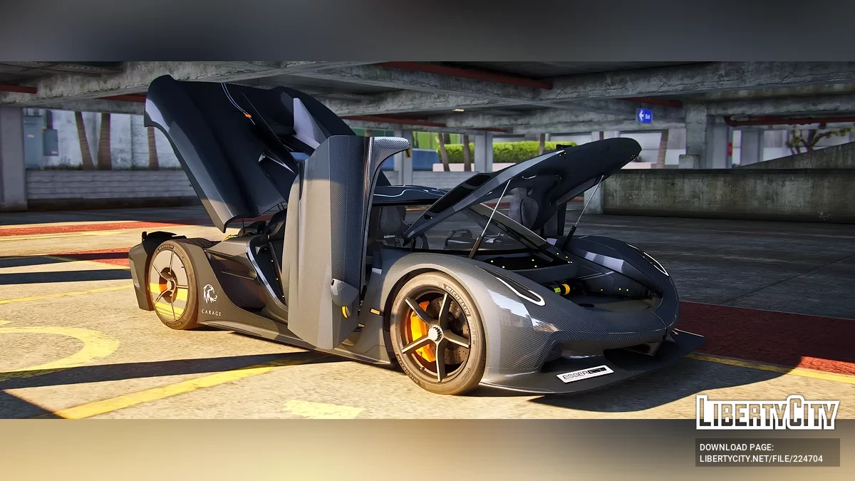 Koenigsegg Jesko ABS Lemans Ghost / GTA 5