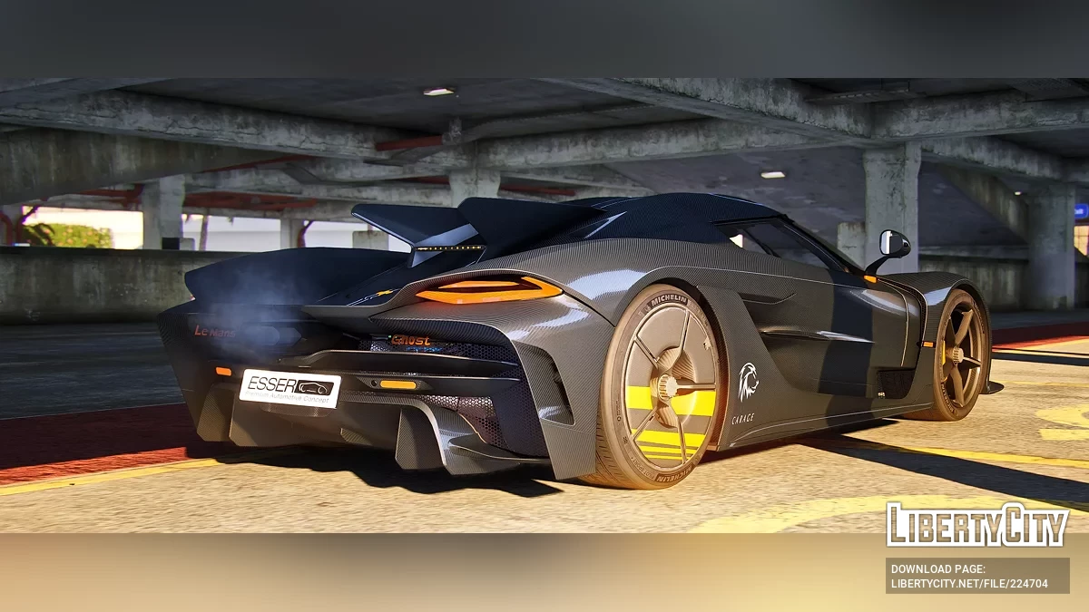 Koenigsegg Jesko ABS Lemans Ghost / GTA 5