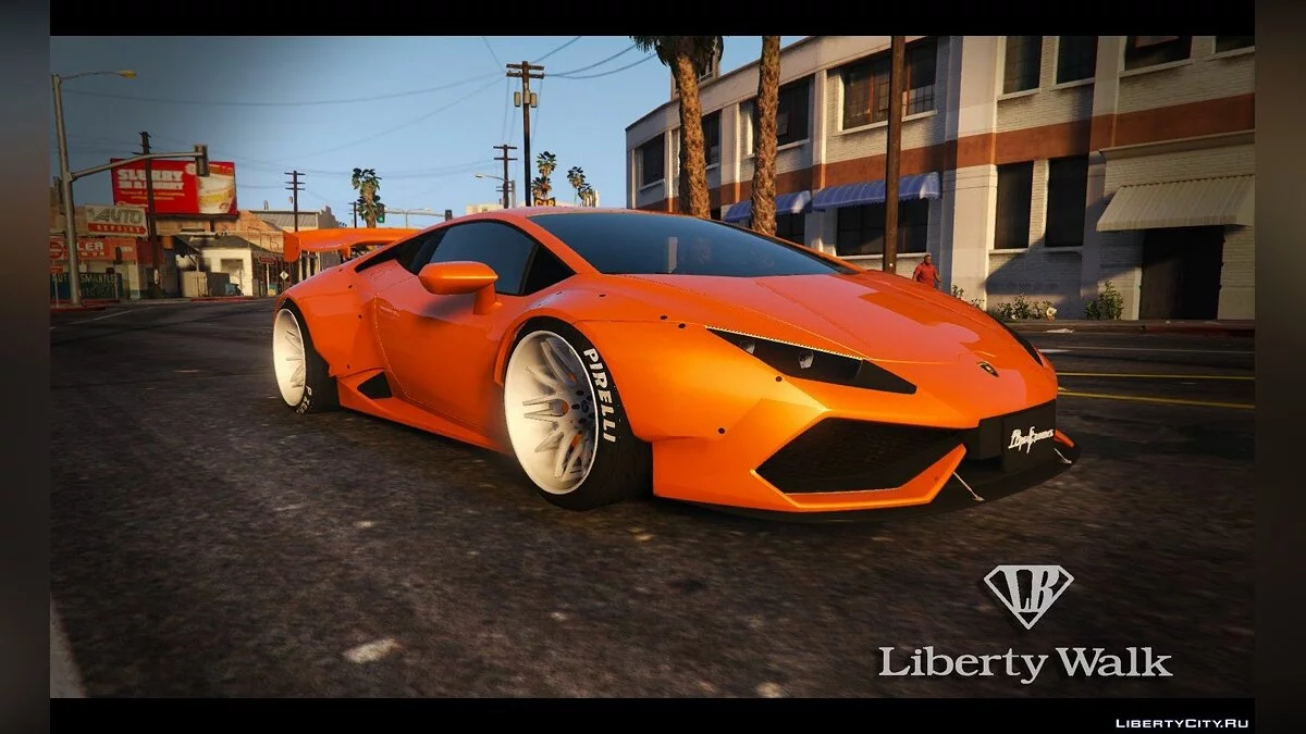 Lamborghini Huracan [LibertyWalk] v1.1 / GTA 5
