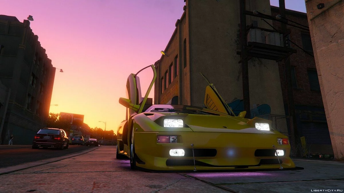 Lamborghini Diablo SV 1997 [Añadir / Reemplazar | Plantilla | Luces emergentes] 1.1 / GTA 5