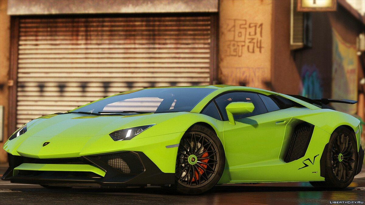 Lamborghini aventador для гта 5 фото 118