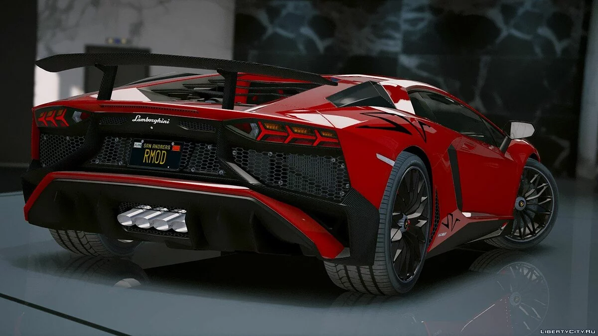 Lamborghini Aventador LP 750-4 SV 2015 [Add-On] 1.2 / GTA 5