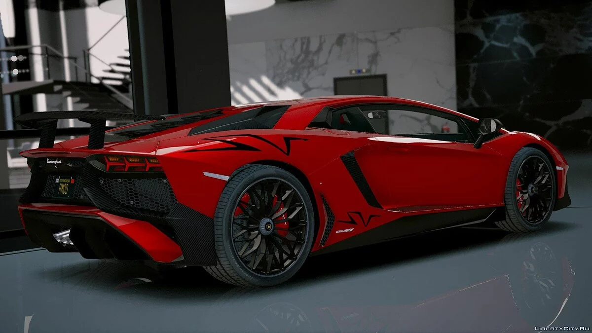 Lamborghini Aventador LP 750-4 SV 2015 [Add-On] 1.2 / GTA 5