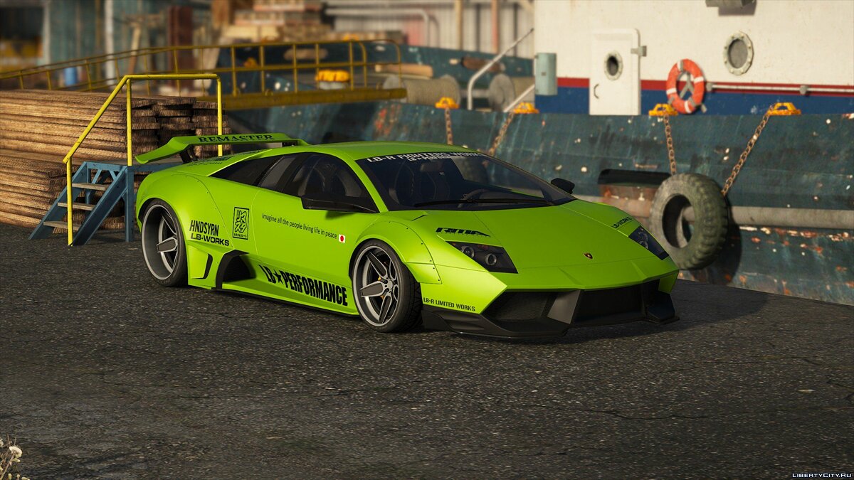 Lamborghini murcielago gta 5 фото 16