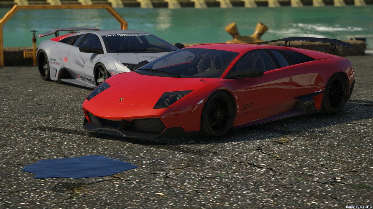 Lamborghini murcielago для gta 5 фото 98