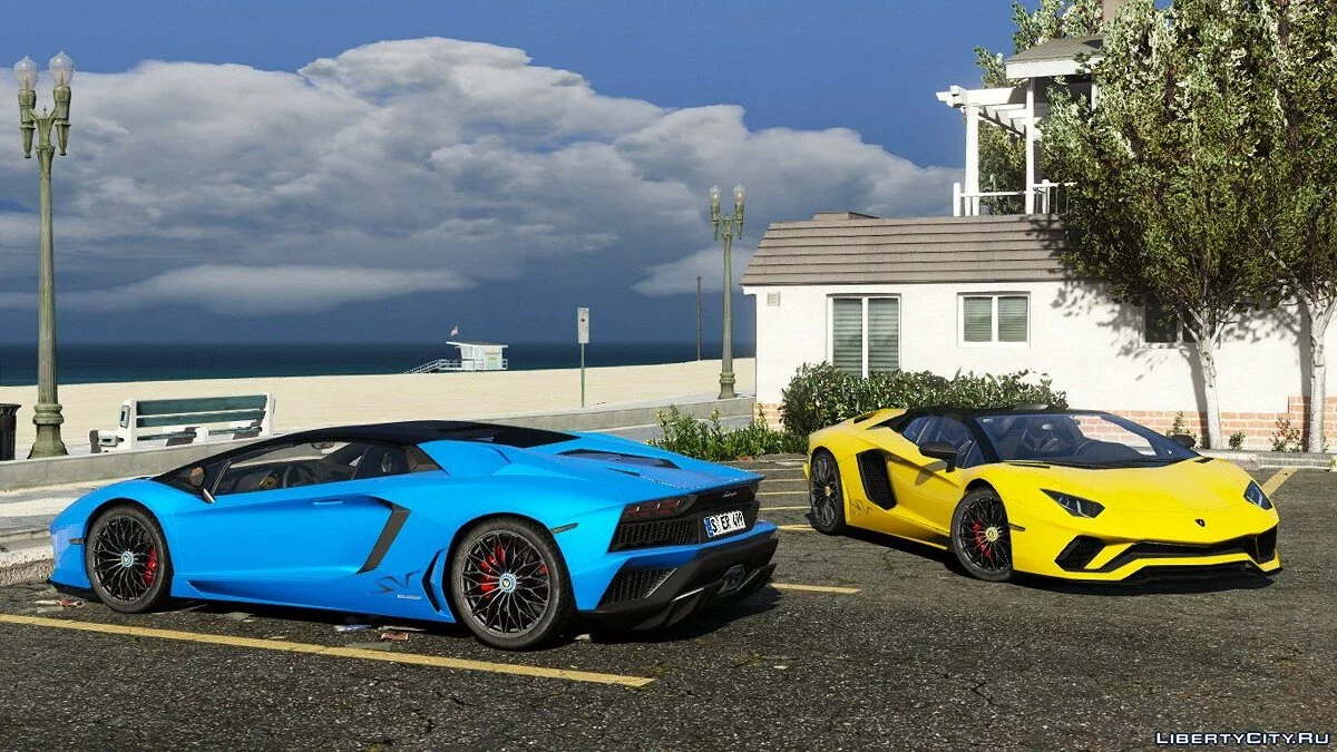 2018 Lamborghini Aventador S Roadster [Add-On | Limpadores] 1.1 / GTA 5