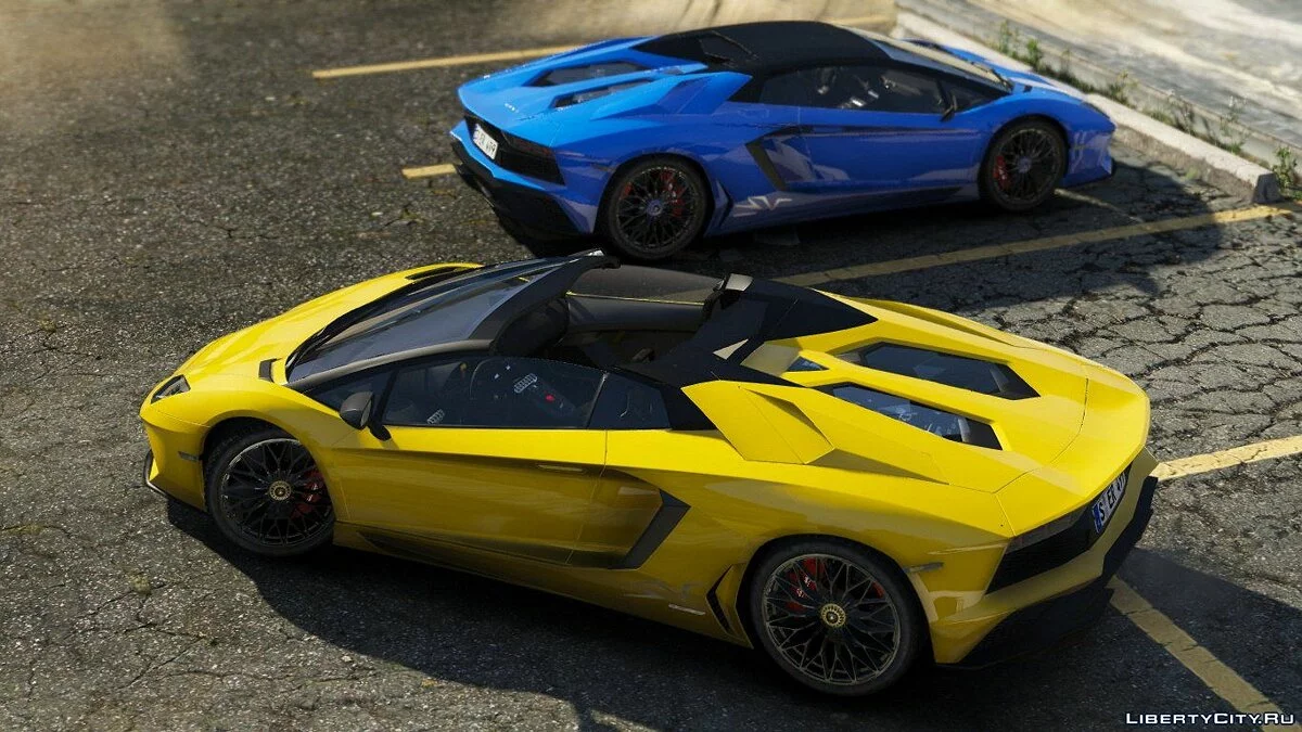 2018 Lamborghini Aventador S Roadster [Add-On | Wipers | AutoSpoiler | Template] 1.3 / GTA 5