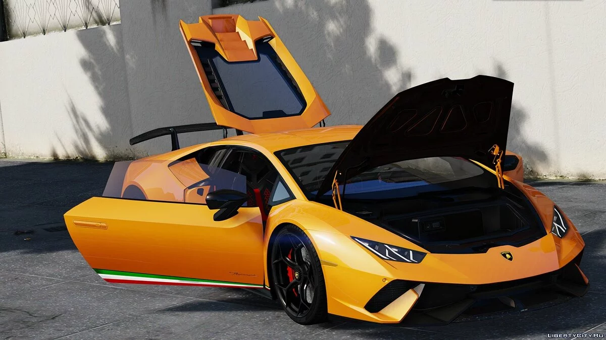 2018年兰博基尼Huracan Performante [附加/替换] v1.3.3 / GTA 5