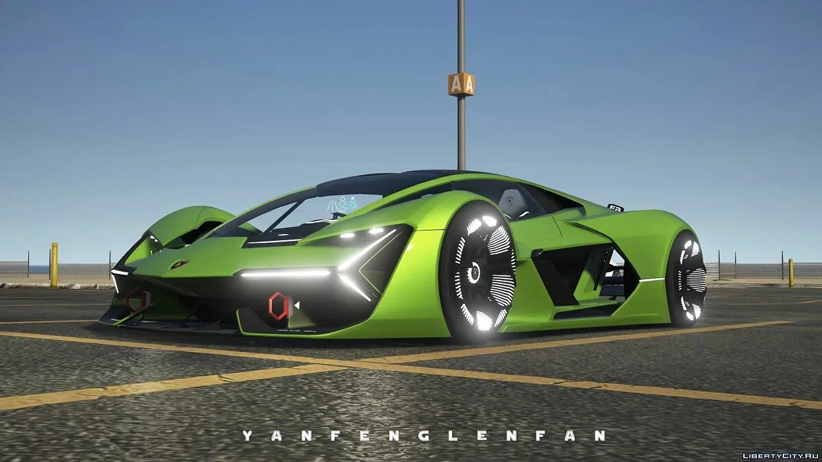 2018 Lamborghini Terzo Millennio Concept Car [Add-On l Manual Spoiler] 2.0 / GTA 5