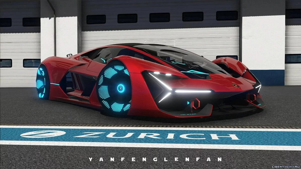2018 Lamborghini Terzo Millennio Concept Car [Add-On l Manual Spoiler] 2.0 / GTA 5